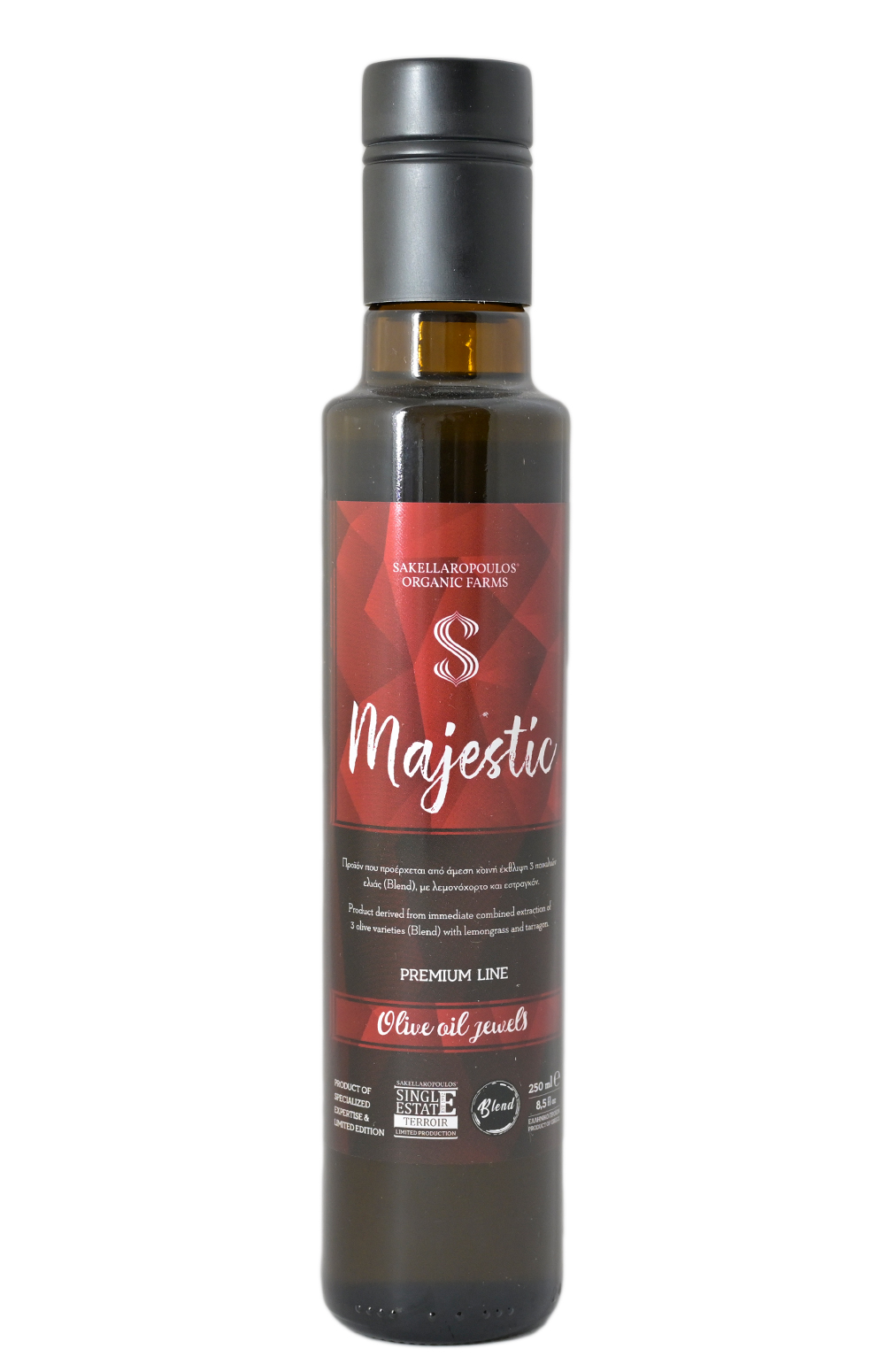 Majestic Blend Evoo - Flavored With Lemongrass And Tarragon - Lemongrass & Tarragon