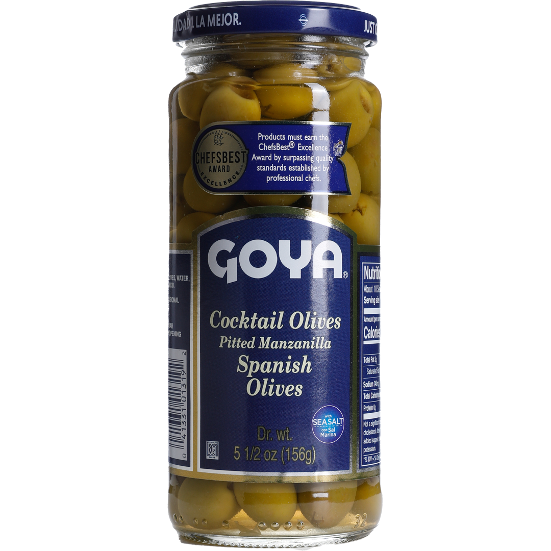 Platinum - Goya Pitted Manzanilla Olives (Cocktail Olives)