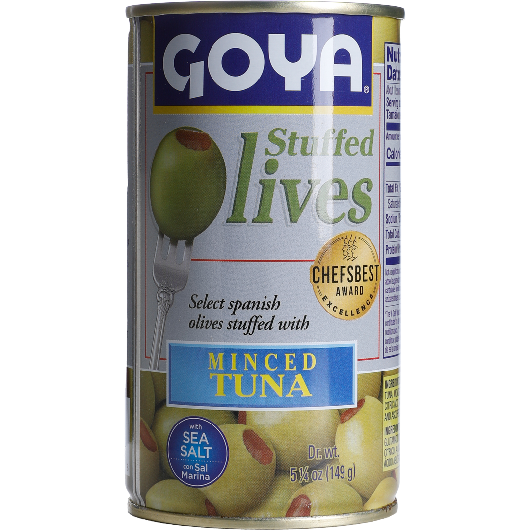 Silver - Goya Manzanilla Olives Stuffed With Minced Tuna Paste