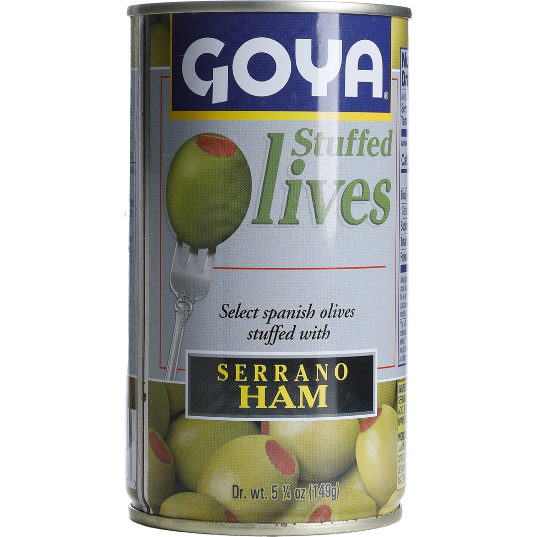 Platinum - Goya Manzanilla Olives Stuffed With Serrano Ham