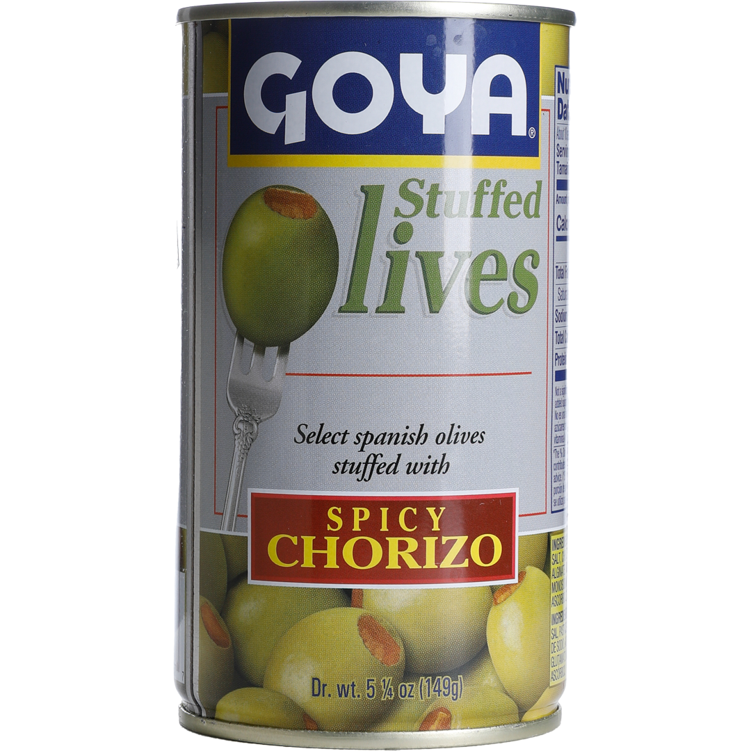 Silver - Goya Manzanilla Olives Stuffed With Spicy Chorizo Paste