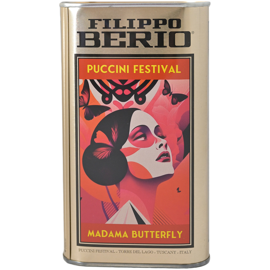 Filippo Berio Extra Virgin Olive Oil - Special Edition Tin Puccini Festival - Italy
