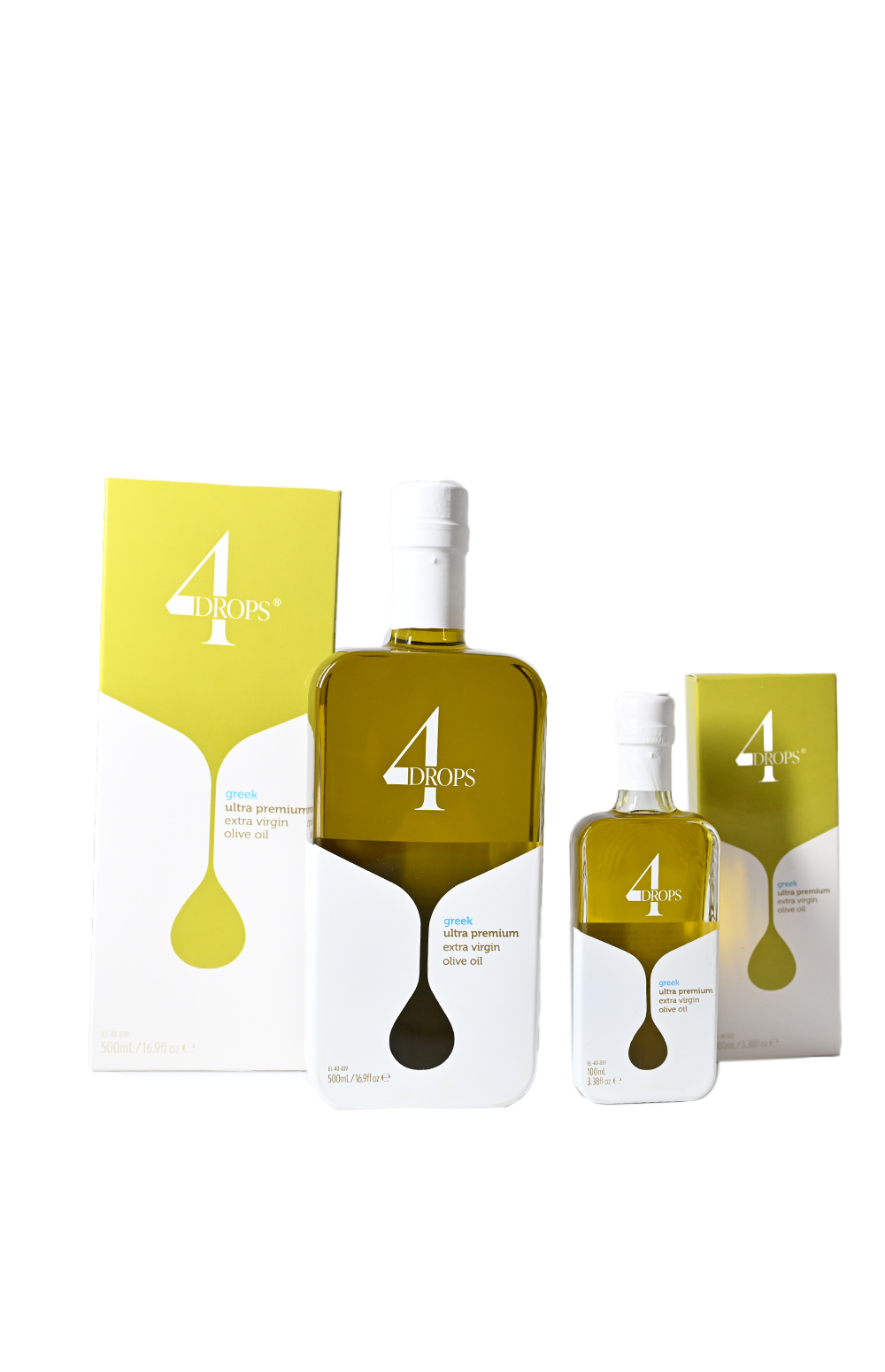 4Drops Greek Ultra Premium Extra Virgin Olive Oil - Greece